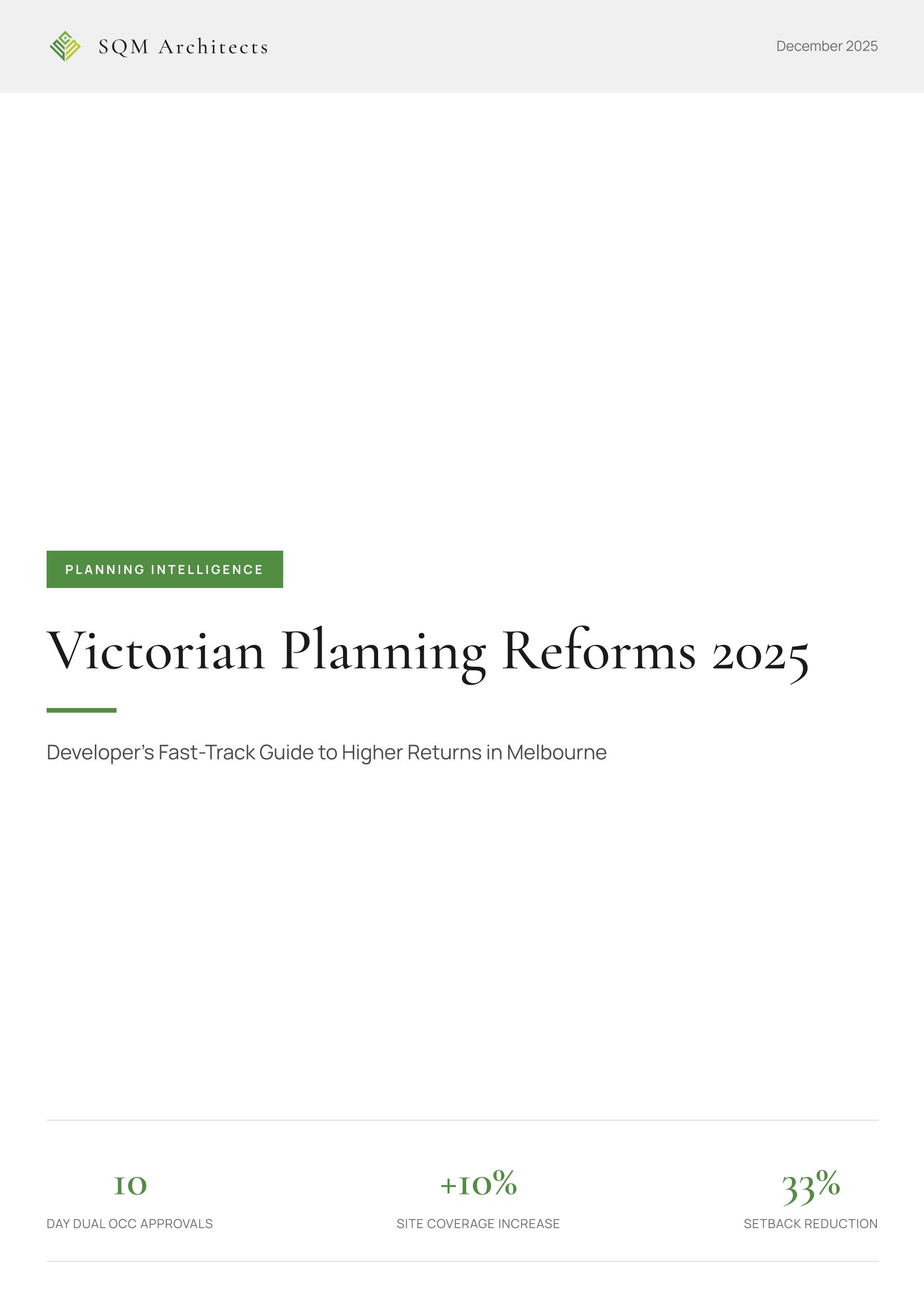 Victorian Planning Reforms 2025